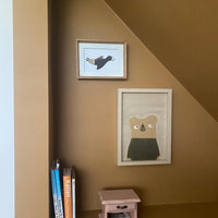 Ted & Tone Bear Print, A4 - Hello Little Birdie