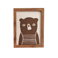 Ted & Tone Bear Print, A5 - Hello Little Birdie