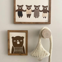 Ted & Tone Bear Print, A5 - Hello Little Birdie