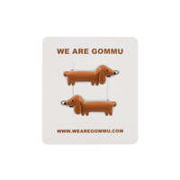 We Are Gommu, Gommu Dog Hair Clip Set, Caramel - Hello Little Birdie