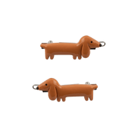 We Are Gommu, Gommu Dog Hair Clip Set, Caramel - Hello Little Birdie