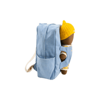 We Are Gommu, Gommu Vichy Blue Backpack - Hello Little Birdie