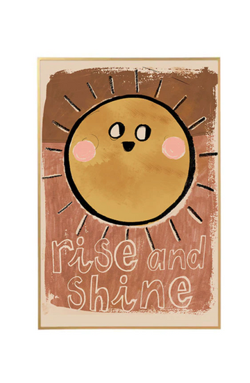 Studio Loco Wall Poster, Rise & Shine Sun 50cm x 70cm