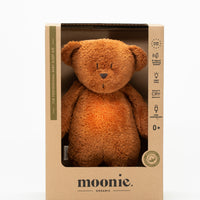 Moonie Organic Humming Bear Light and Sleep Aid, Caramel