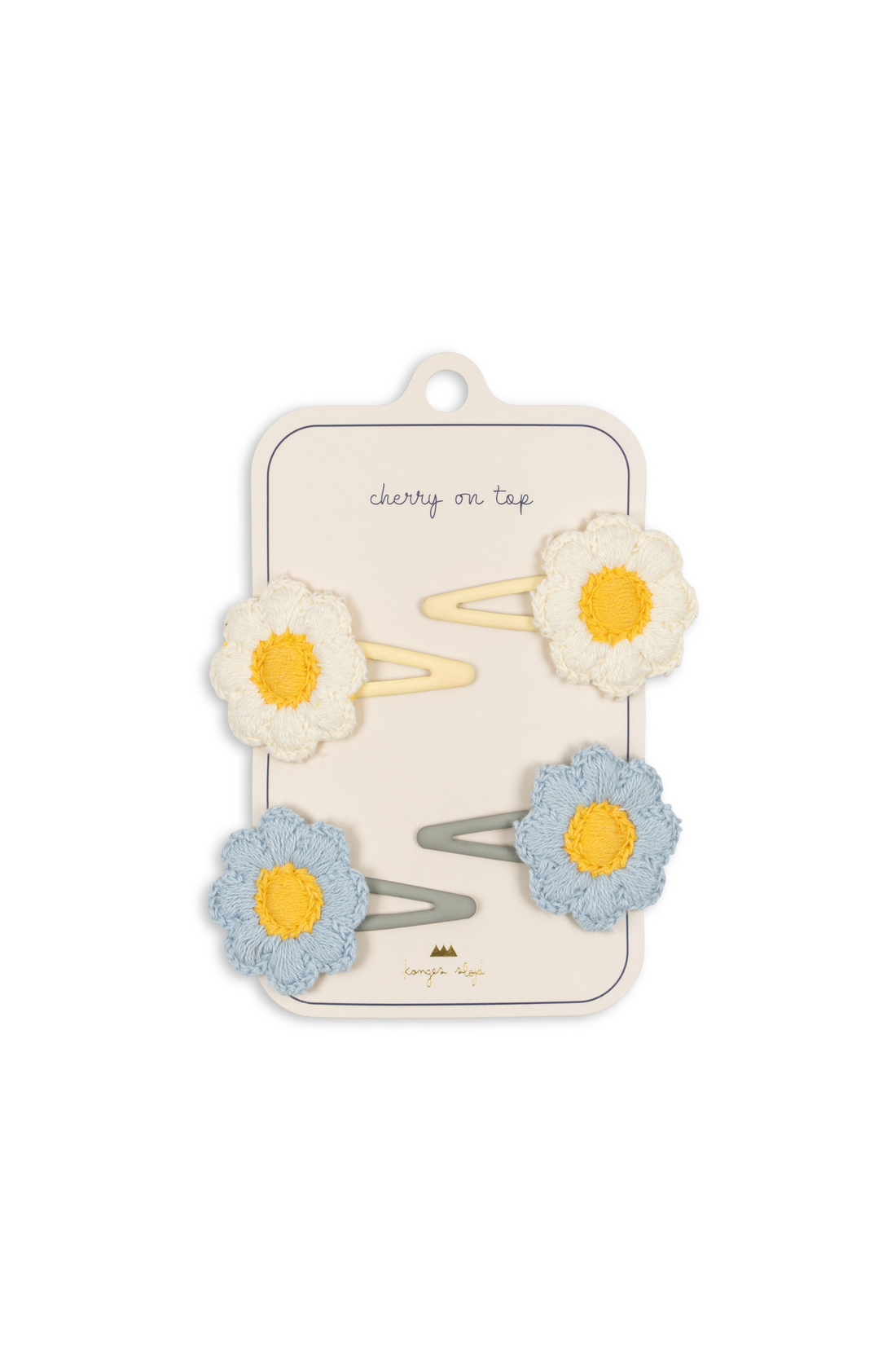 Konges Slojd Daisy Hair Clips, Four Pack