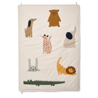 Liewood Gilly Classic Activity Multi Blanket, Classic Animals
