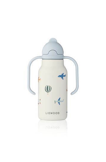 Liewood Kimmie Water Bottle 250ml, Aviator & Ecru