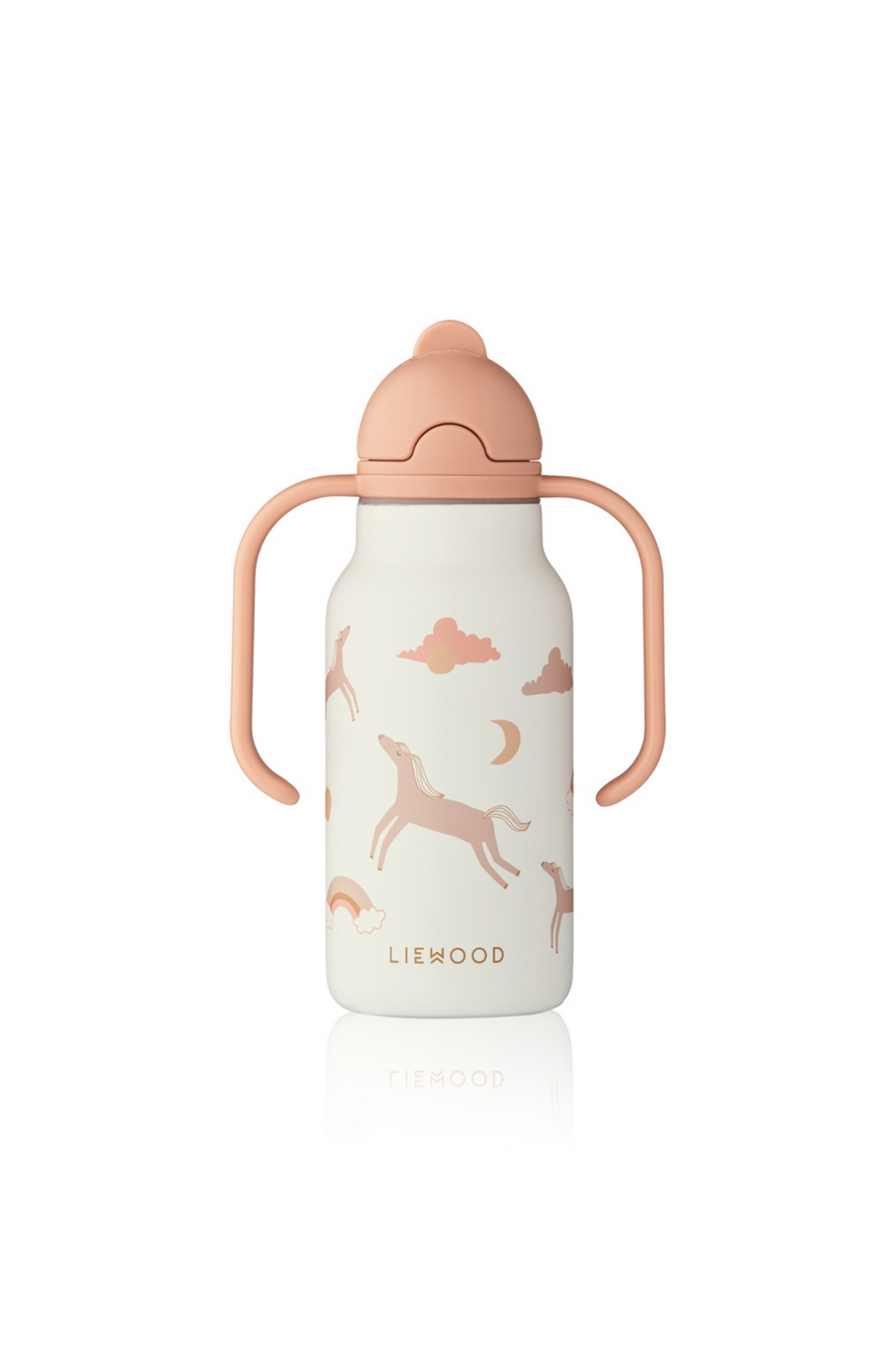Liewood Kimmie Unicorn Water Bottle, Dream & Ecru