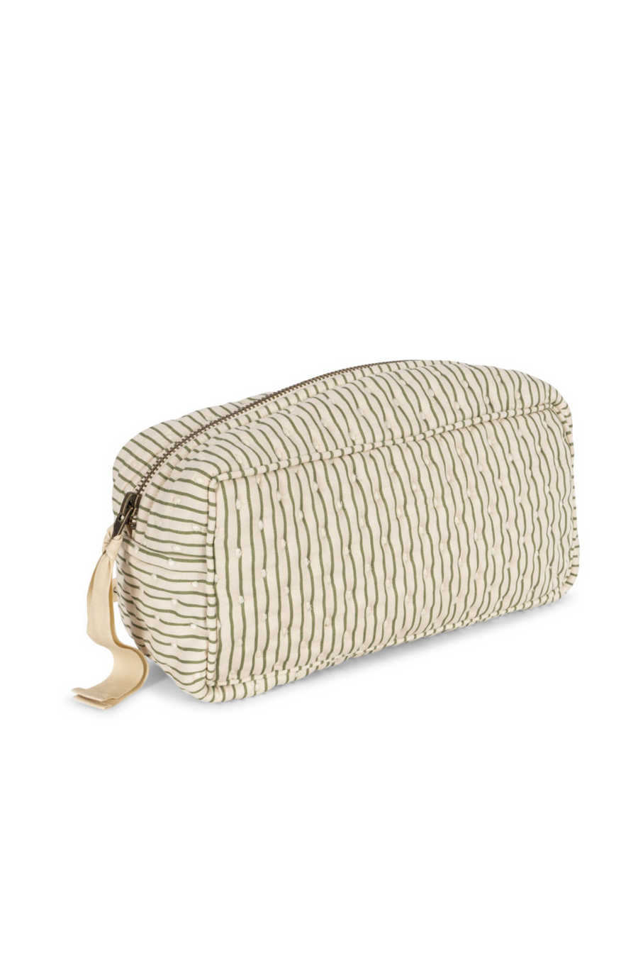 Konges Slojd Small Quilted Toiletry Bag, Tea Stripe