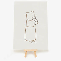 Ted & Tone Mama Bear Print, A5