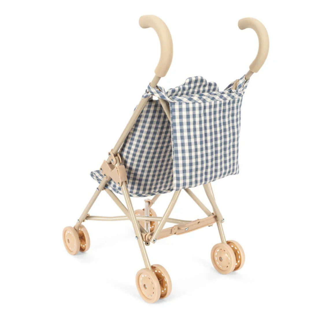 Konges Slojd Doll Stroller, Blue Check