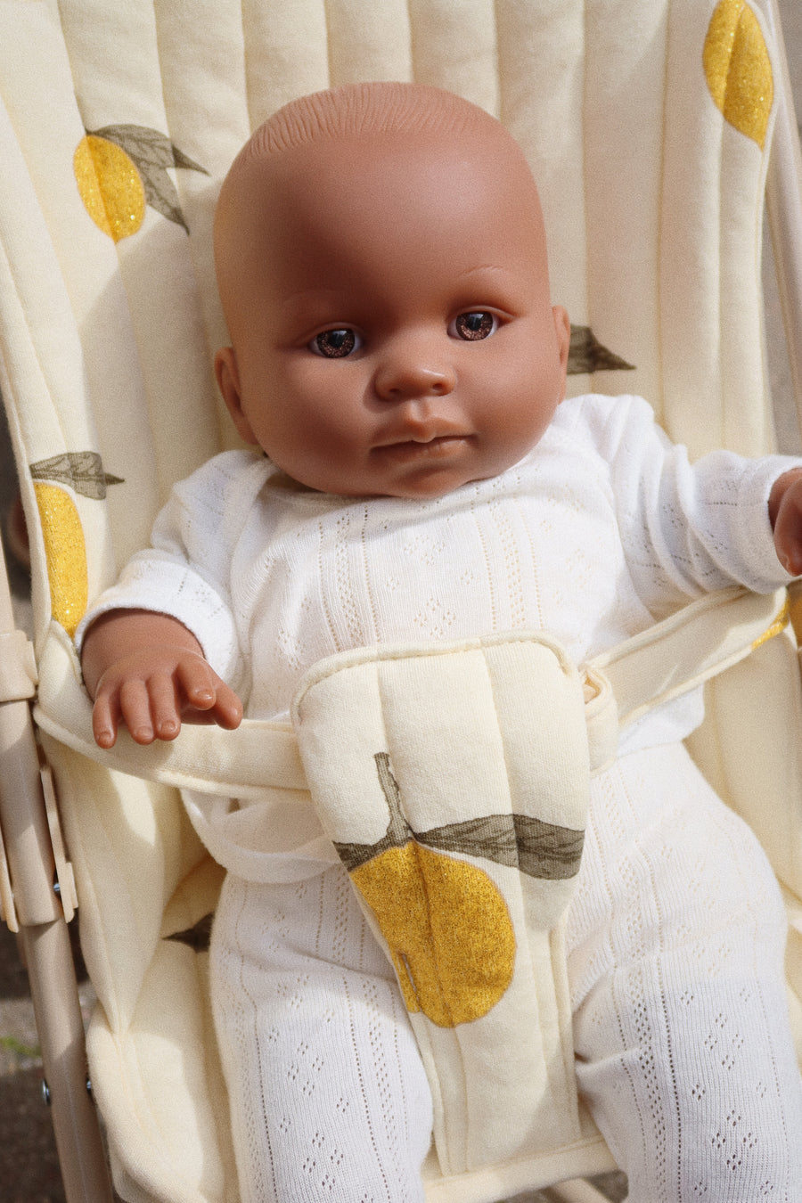 Konges Slojd Doll Stroller, Lemon Citron Glitter