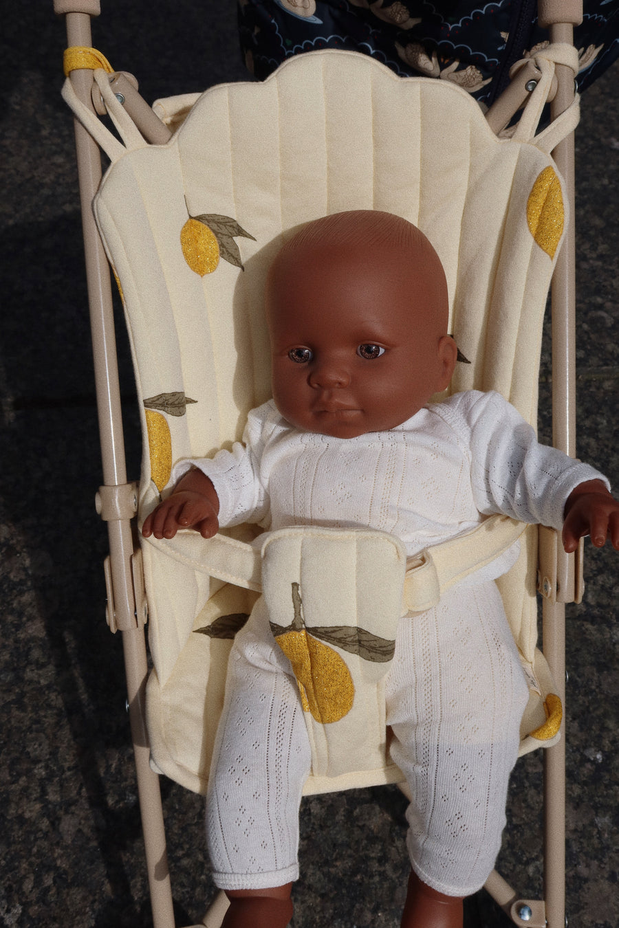 Konges Slojd Doll Stroller, Lemon Citron Glitter