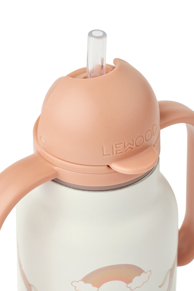 Liewood Kimmie Unicorn Water Bottle, Dream & Ecru