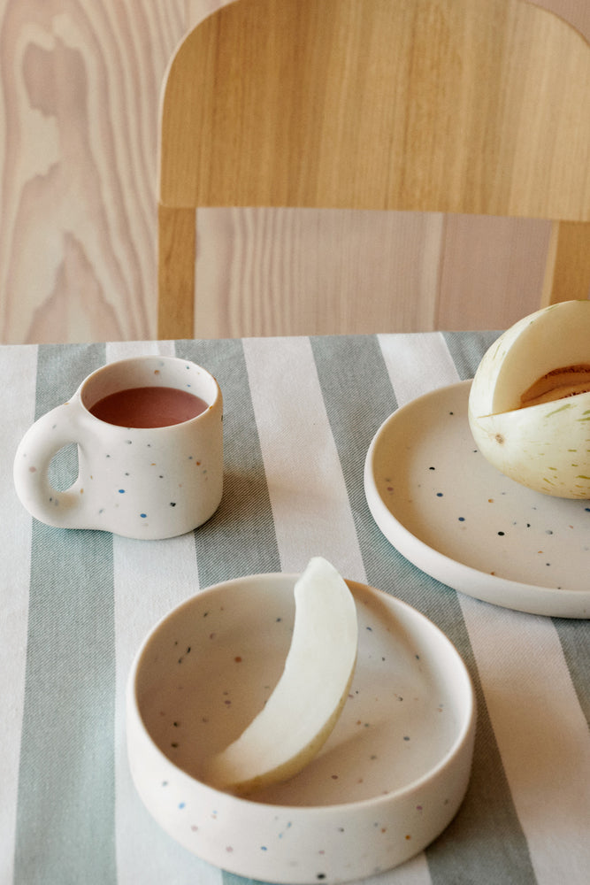 Liewood Andie Junior Tablewear Set, Splash Dots & Seashell