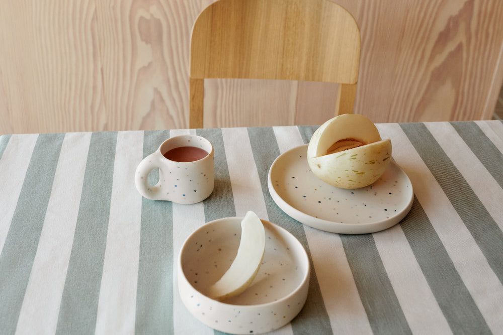Liewood Andie Junior Tablewear Set, Splash Dots & Seashell