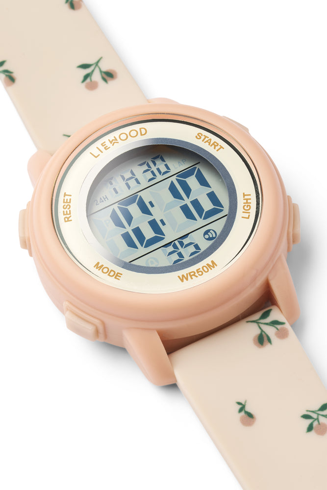 Liewood Sussi Wrist Watch, Peach & Seashell