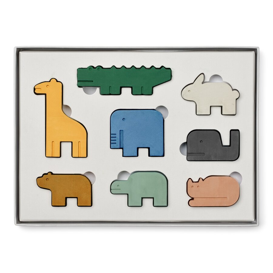 Liewood Vesa Chalk set 9-pack, Yellow Mellow Multi Mix