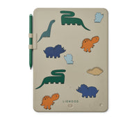 Liewood Zora Magic Drawing Board, Dinosaurs & Mist