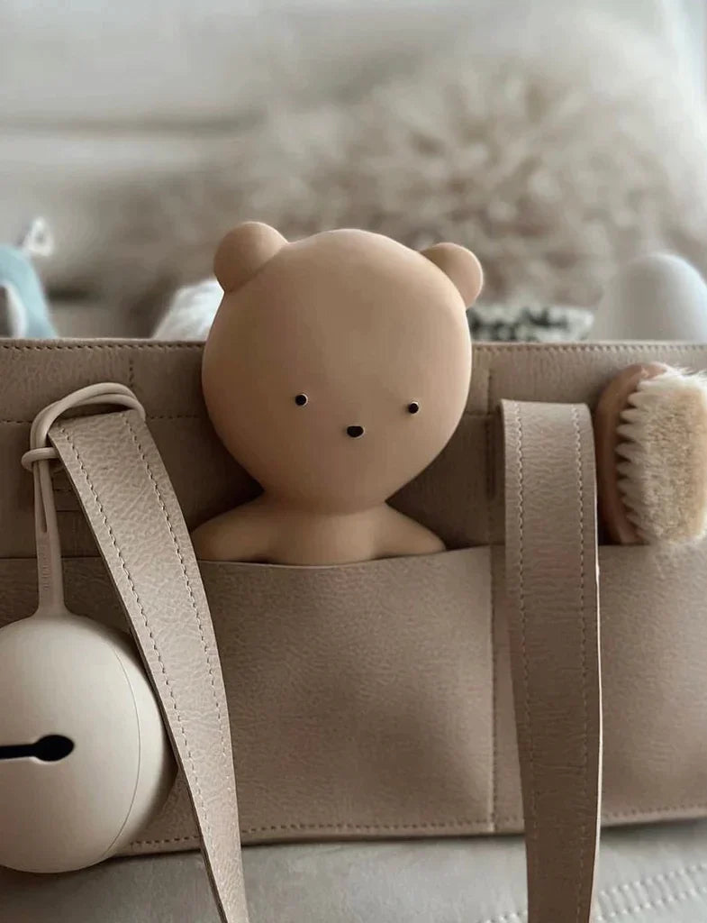 BAISIK Nappy Caddy Organiser, Tan - Hello Little Birdie