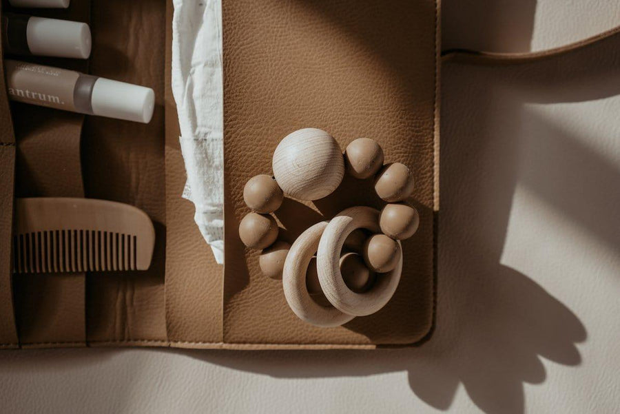 BAISIK Nappy Wallet, Tan - Hello Little Birdie