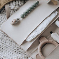 BAISIK Nappy Wallet, Teddy Milk - Hello Little Birdie