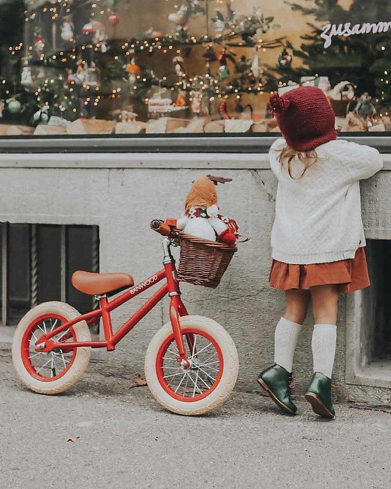 BANWOOD FIRST GO BALANCE BIKE, RED - Hello Little Birdie