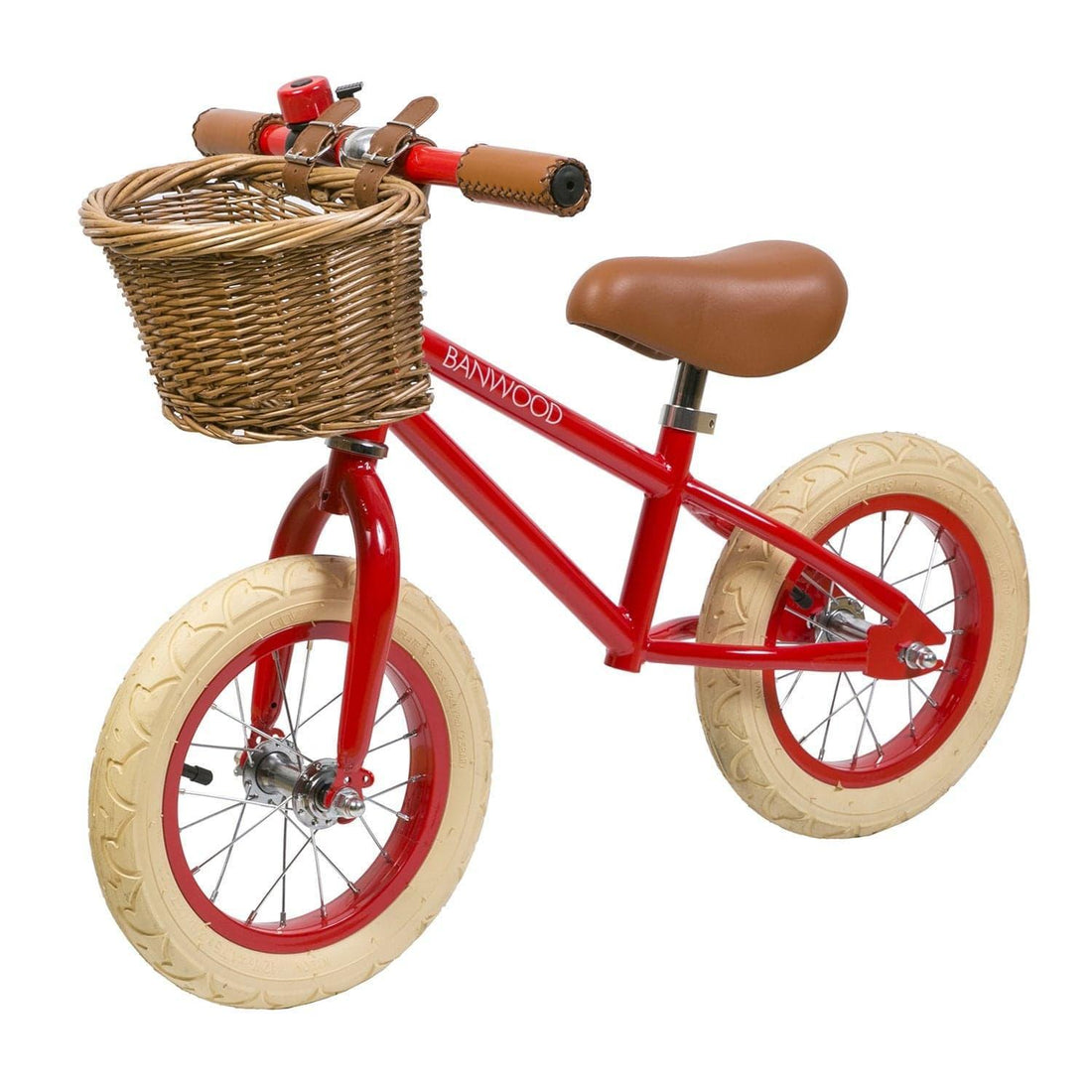 BANWOOD FIRST GO BALANCE BIKE, RED - Hello Little Birdie