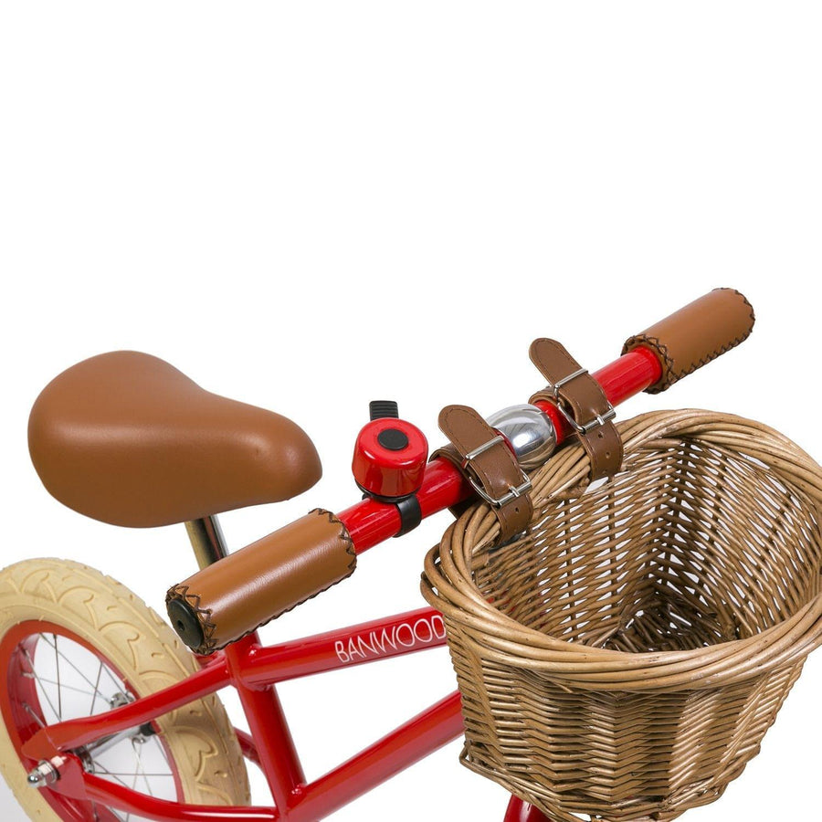 BANWOOD FIRST GO BALANCE BIKE, RED - Hello Little Birdie