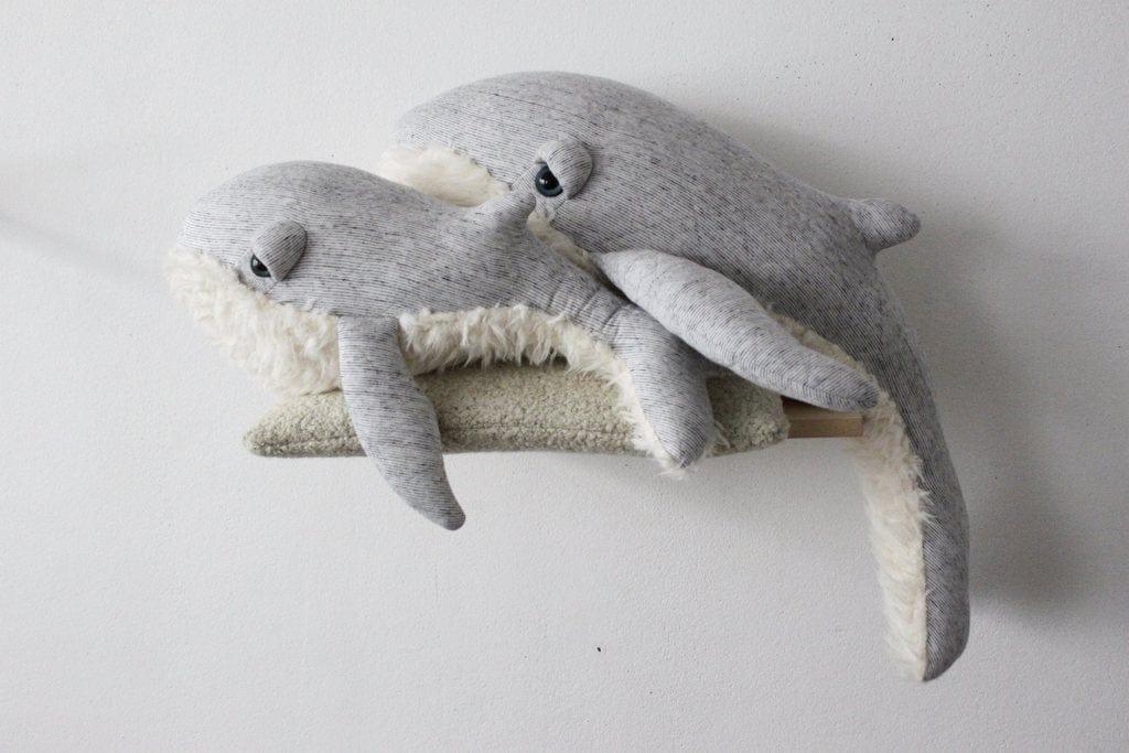 BigStuffed GrandPa Whale, Small (PRE-ORDER FEB) - Hello Little Birdie