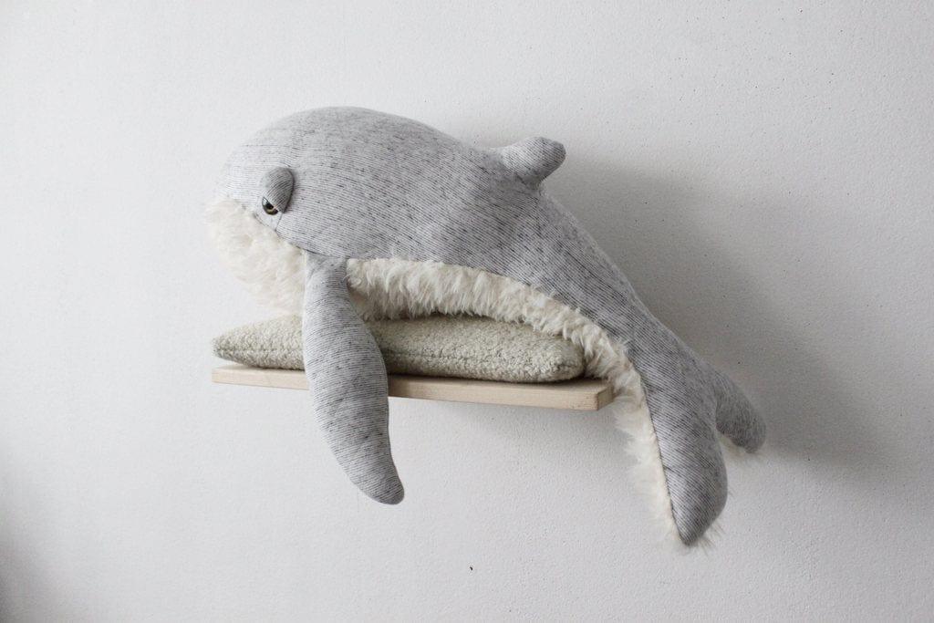 BigStuffed GrandPa Whale, Small (PRE-ORDER FEB) - Hello Little Birdie