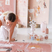 Bonnie Gray Limited Edition Fine Art Print, Pink Perfume - Hello Little Birdie