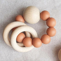 Dove and Dovelet SATURN Silicone Teething Toy, Canyon - Hello Little Birdie