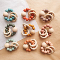 Dove and Dovelet SATURN Silicone Teething Toy, Canyon - Hello Little Birdie
