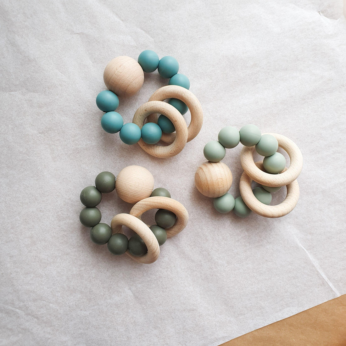 Dove and Dovelet SATURN Silicone Teething Toy, Oil - Hello Little Birdie