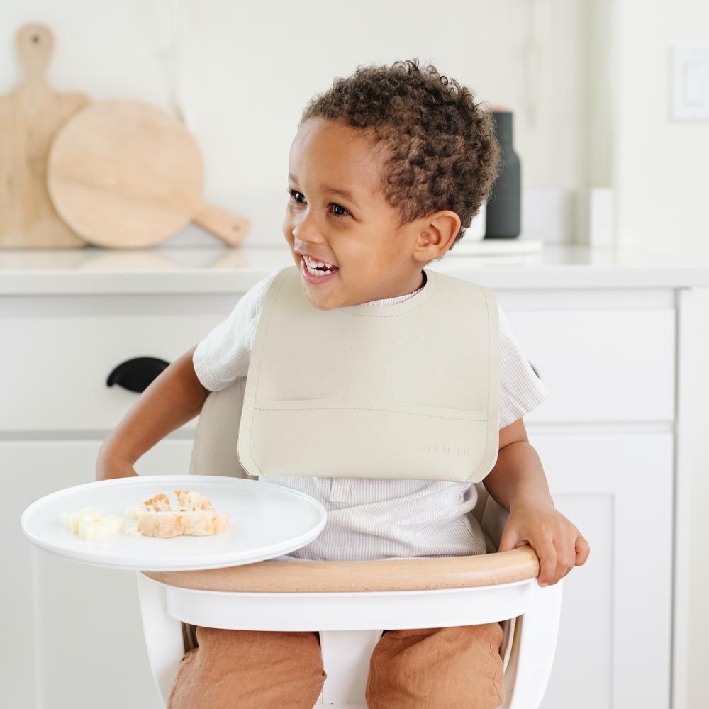 Gathre Pocket Bib Blanc - Hello Little Birdie