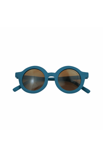 Grech & Co Kids Round Polarised Sunglasses, Desert Teal - Hello Little Birdie