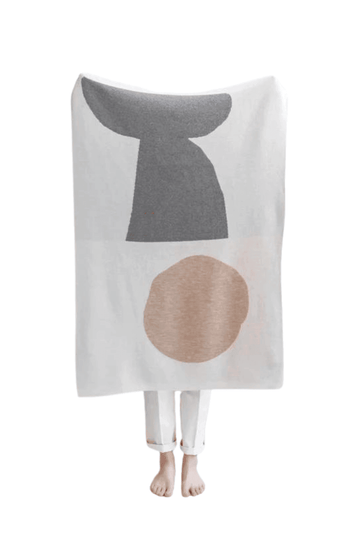 Hvid Blanket Folie, Otter & Sand - Hello Little Birdie