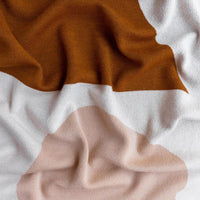 Hvid Blanket Folie, Rust & Apricot - Hello Little Birdie