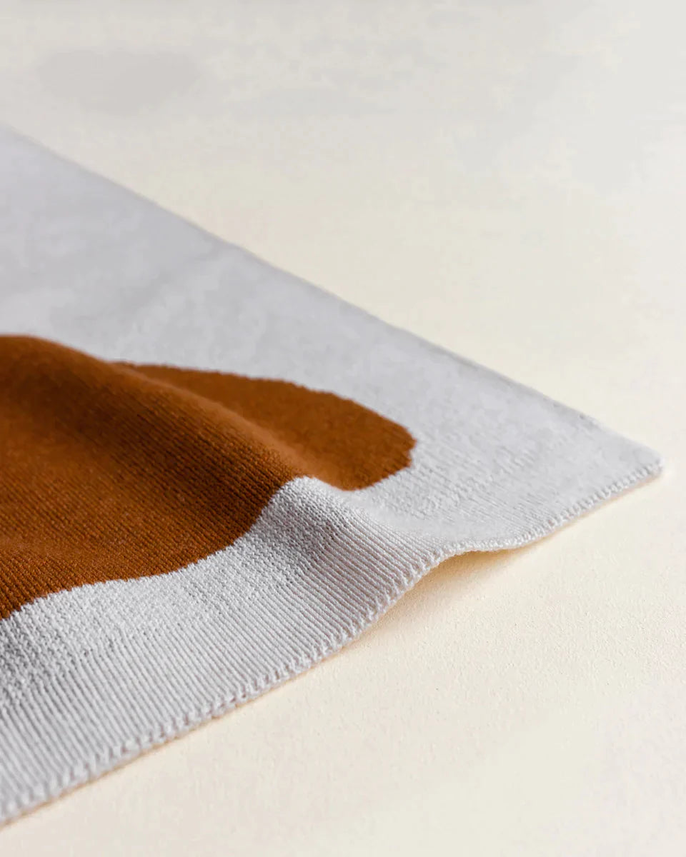 Hvid Blanket Folie, Rust & Apricot - Hello Little Birdie
