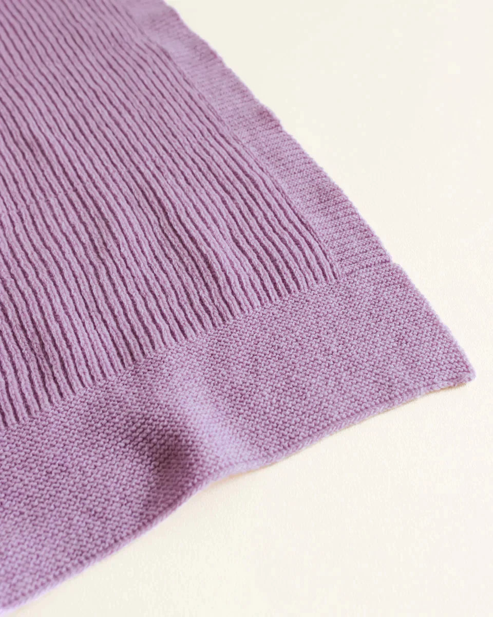 Hvid Blanket Gaston, Lavender - Hello Little Birdie