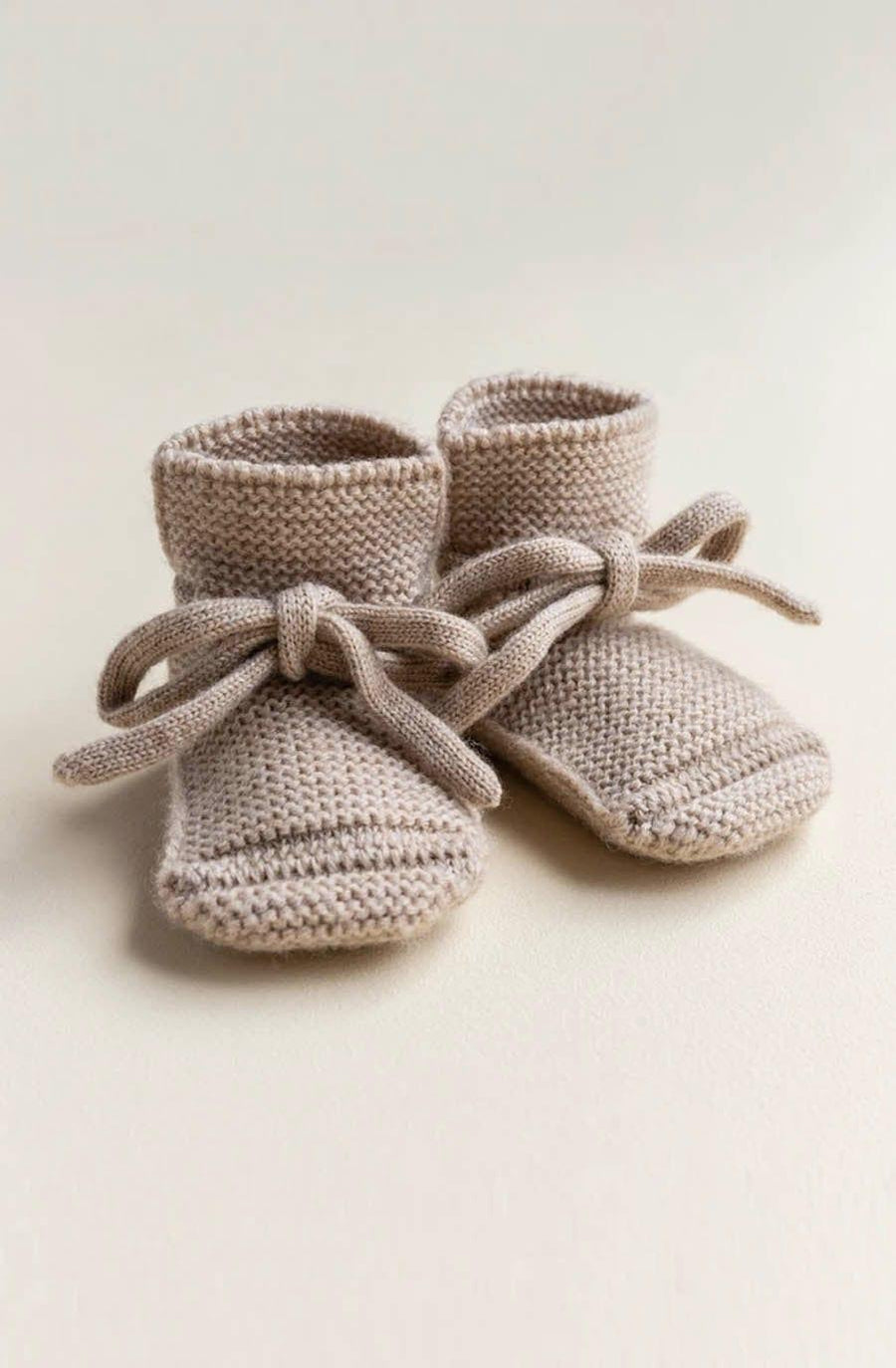 Hvid Booties Sand - Hello Little Birdie