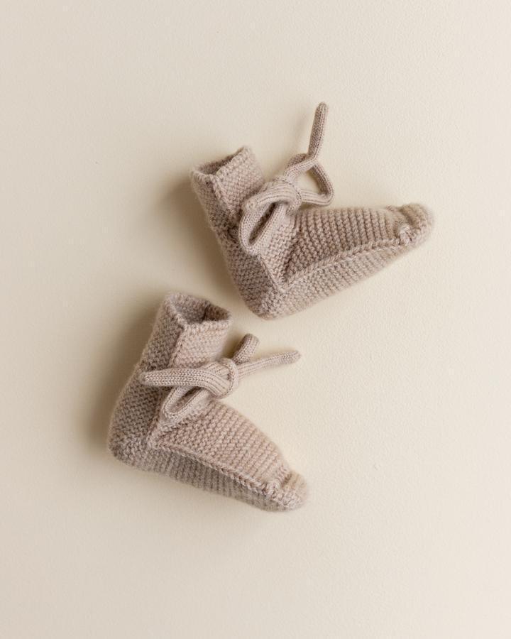 Hvid Booties Sand - Hello Little Birdie