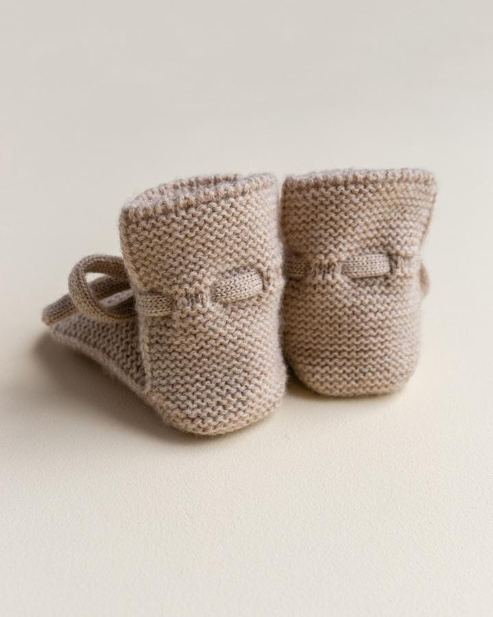 Hvid Booties Sand - Hello Little Birdie