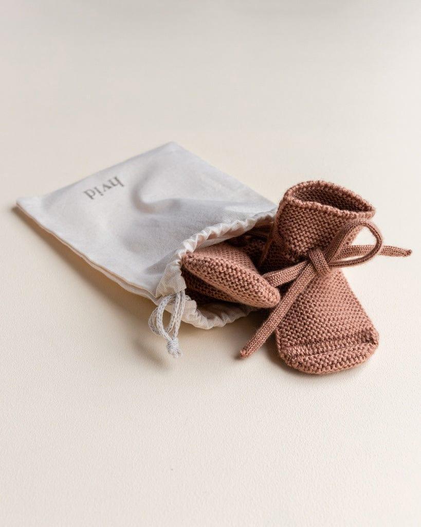 Hvid Booties Terracotta - Hello Little Birdie