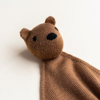 Hvid Teddy Tokki Comforter Chocolate - Hello Little Birdie