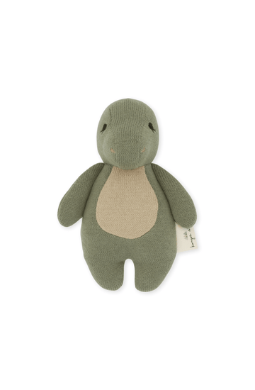 Konges Slojd Mini Dinosaur Baby Toy, Laurel Oak - Hello Little Birdie