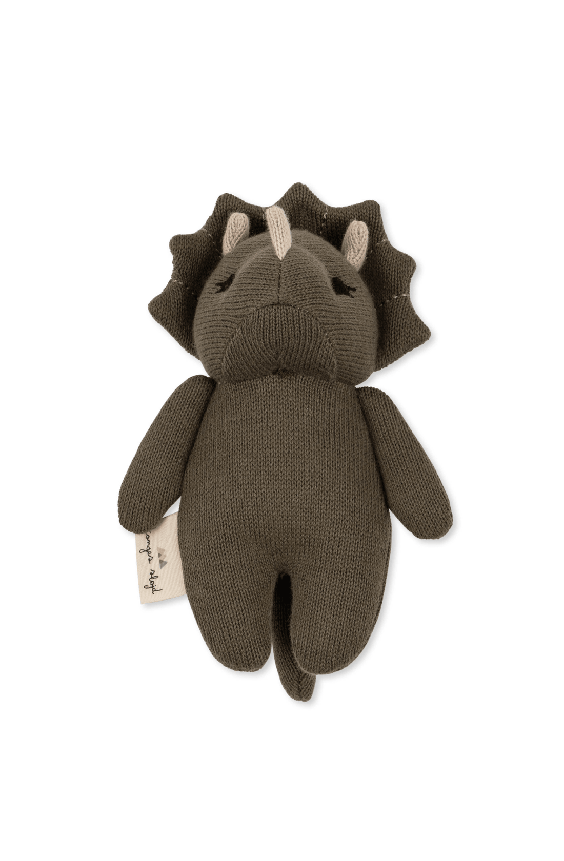 Konges Slojd Mini Toy Triceratops, Laurel Oak - Hello Little Birdie