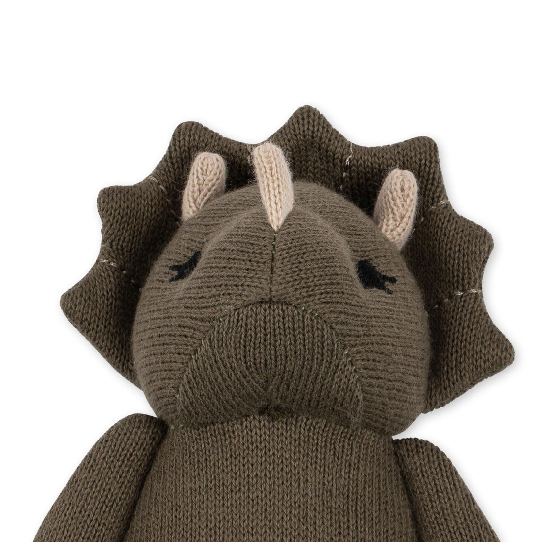 Konges Slojd Mini Toy Triceratops, Laurel Oak - Hello Little Birdie