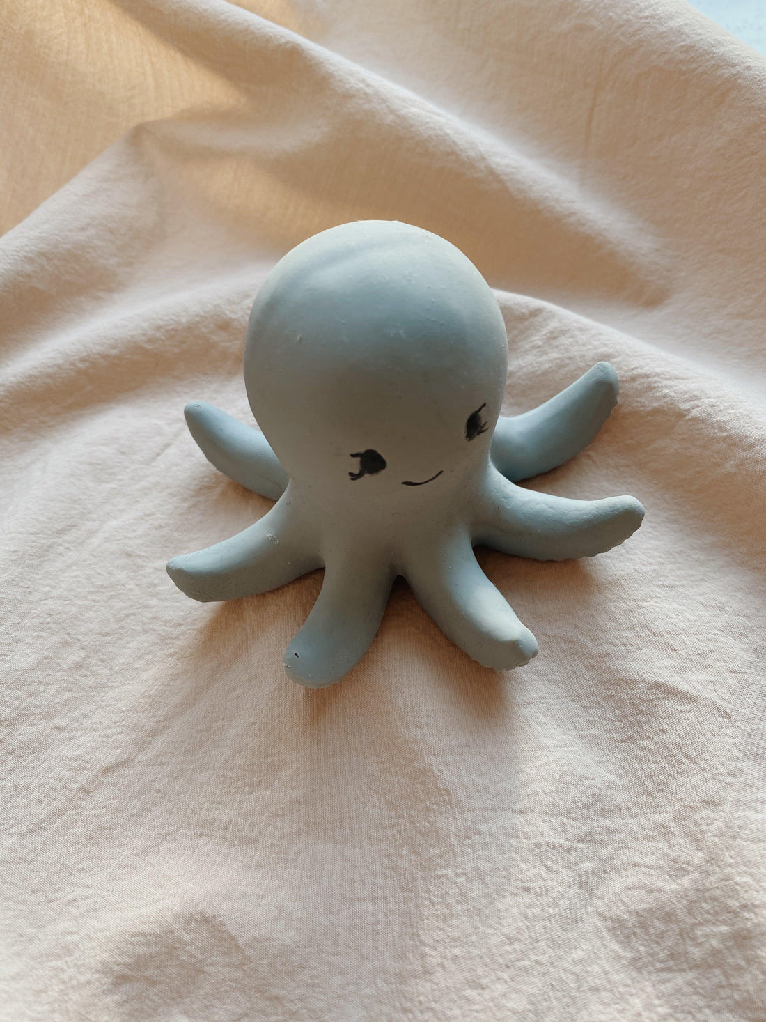 Konges Slojd Octopus Teether, Cloud Blue - Hello Little Birdie